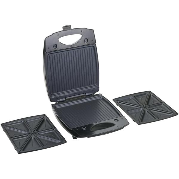 Black & Decker 4 Slice Multiplate Interchangeable Sandwich Maker & Grill - TS4080-B5