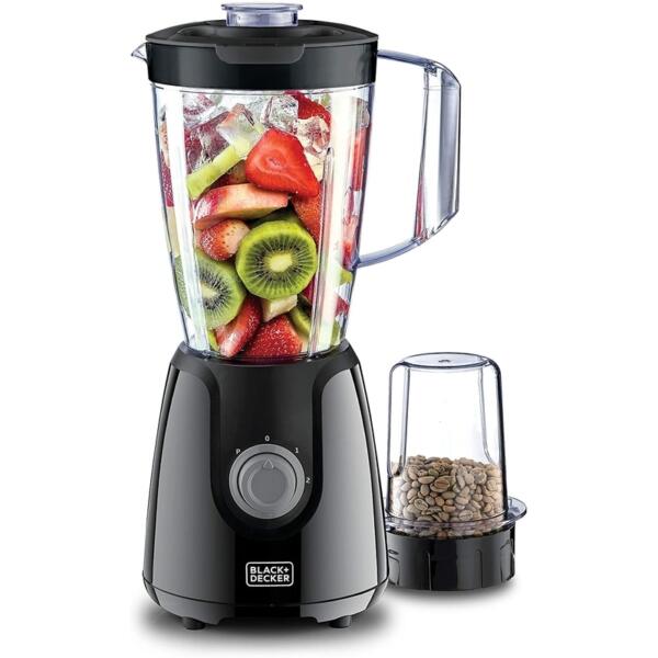 Black & Decker 400W Blender With Grinder Mill Plus Extra Blender Jar - BX430J-B5