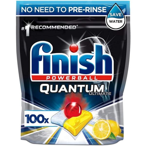 Finish Quantum Ultimate Dishwasher Tablets Lemon Sparkle - 100 Per Pack