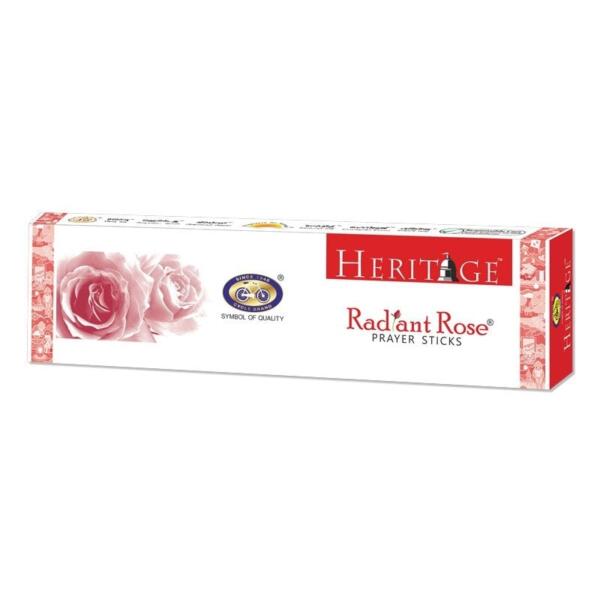 Heritage 24 Incense Sticks Radiant Rose 31g