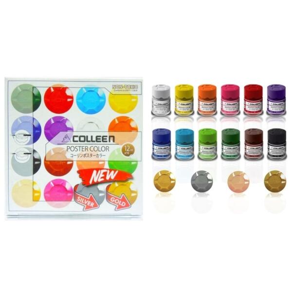 Colleen Poster Colour 12ml - 16 Colour