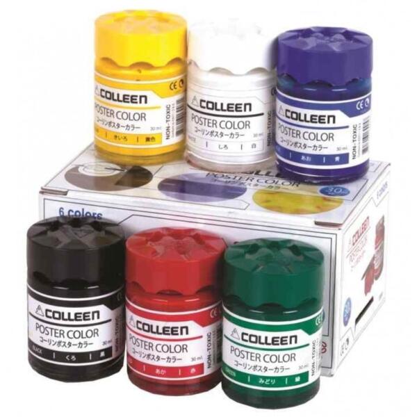 Colleen Poster Colour 12ml - 6 Colour