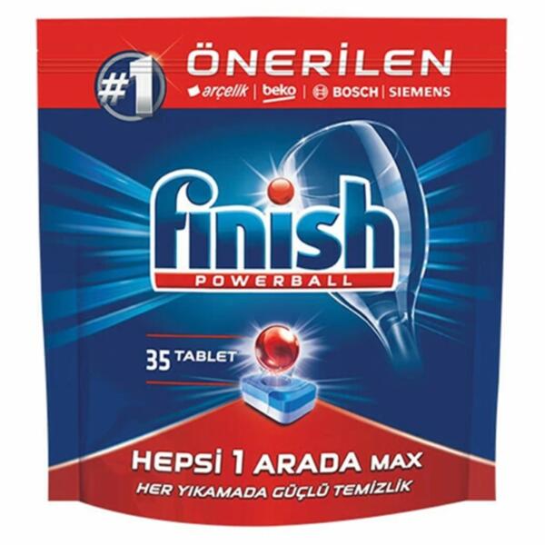 Finish Powerball All in 1 Max Dishwasher Tablets (35 Tabs ) - 560g