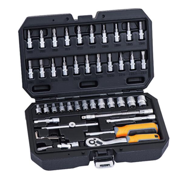 Hoteche 46Pcs 1/4" Dr. Socket Set- 202801