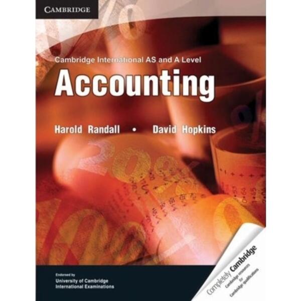 Cambridge International As & A Level Accounting