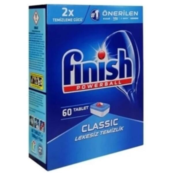 Finish Powerball Classic Dishwasher Tablets (60 Tablets)