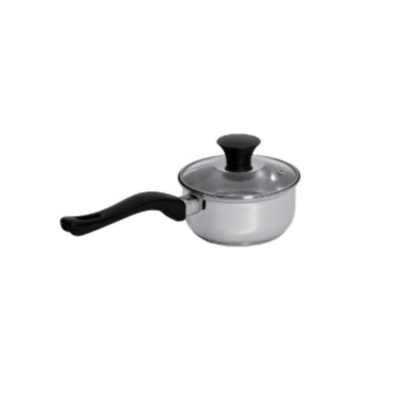 Innovex Stainless Saucepan With Glass Lid 14cm x 7cm - ISP001