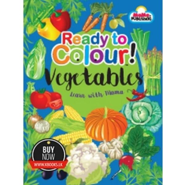 Ready To Colour : Vegetables