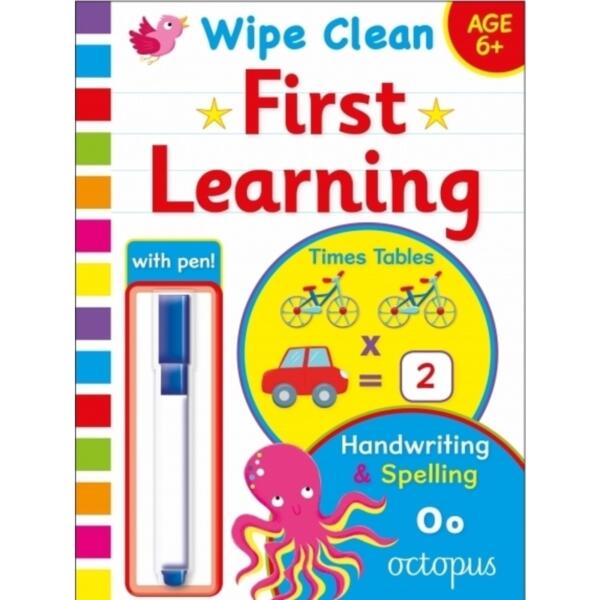 Wipe Clean First Learning Handwriting and Spelling - Age 6+