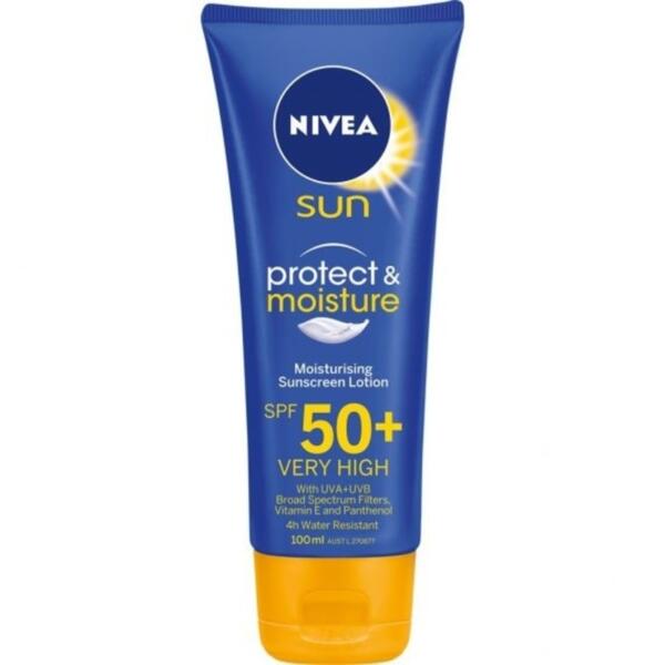 Nivea Sun SPF 50+ Protect & Moisture - 100ml