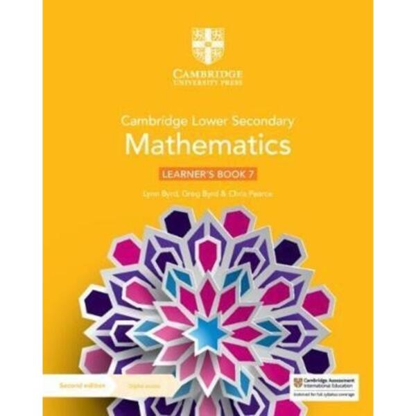 Cambridge Lower Secondary Mathematics Learner's Book 7 with Digital Access (1 Year)