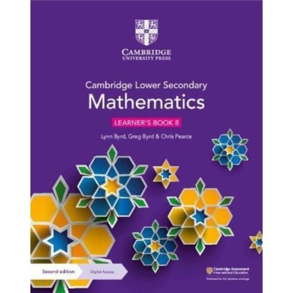 Cambridge Lower Secondary Mathematics Learner's Book 8 with Digital Access (1 Year)