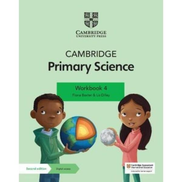 Cambridge Primary Science Workbook 4 with Digital Access (1 Year)