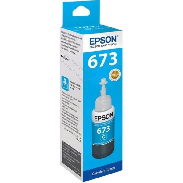 Epson Original Cyan Ink Bottle - 673C