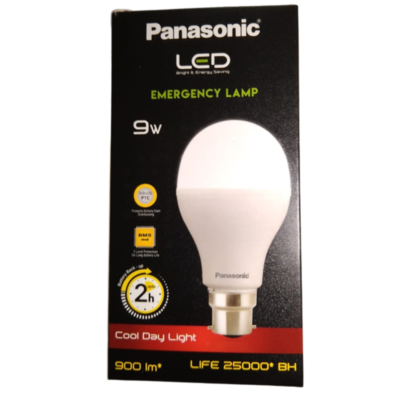 panasonic-emergency-led-bulb-b22-9-watt-cool-daylight-9w-pin-type