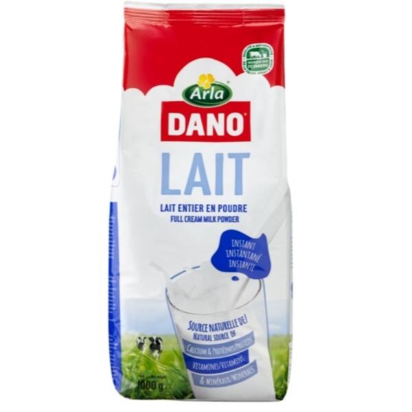 Arla Dano Lait Full Cream Milk Powder Foil Pack 1Kg