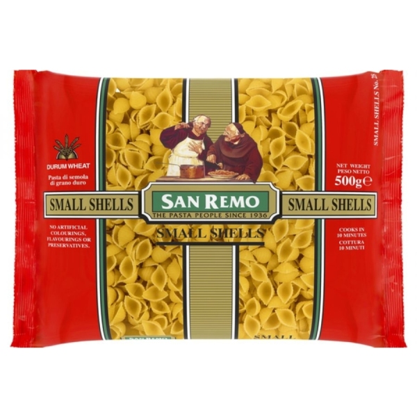 San Remo Pasta Shells Small No.28 - 500g