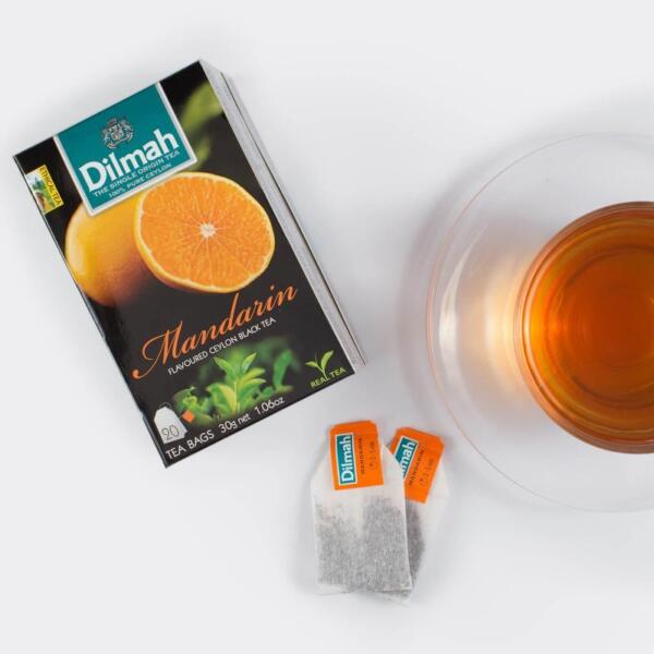 Dilmah Mandarin Flavoured Ceylon Black Tea - 20 Tea Bags