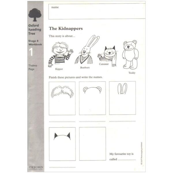 Oxford Reading Tree: Level 8: Workbooks: Workbook 1: The Kidnappers and Viking Adventures