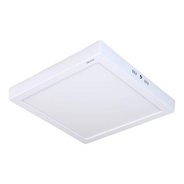 Orange LED Panel Light 24W Squarer Frame-Surface Warm White 3000K with Driver Unit (703-4608)