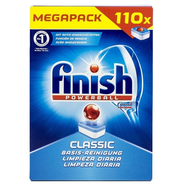 Finish Powerball Classic Dishwasher Tablets Mega Pack (110 Tablets)