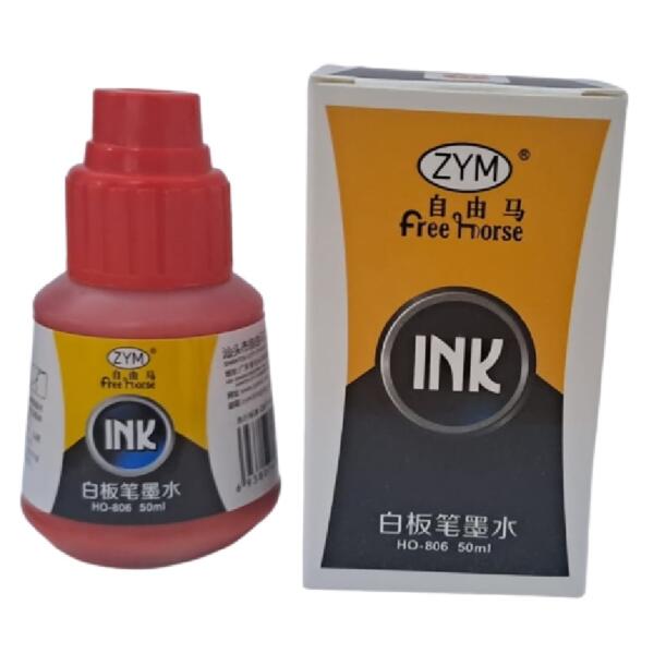 Whiteboard And Erasable Marker Refill Ink 50ml - Red