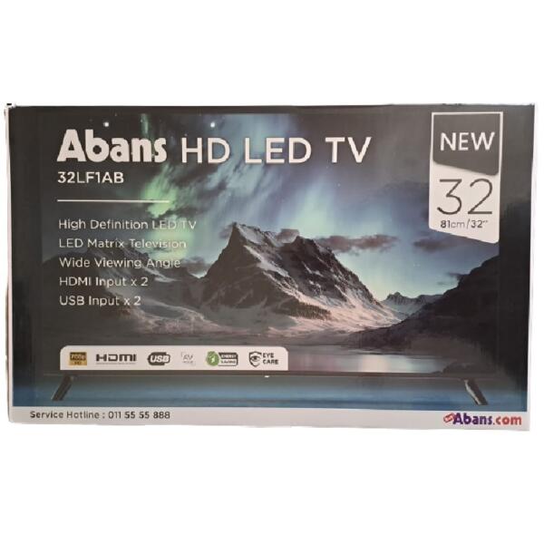 Abans 32 Inch/81cm HD Ready Wide View LED TV - 32LF1AB