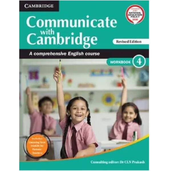 Communicate With Cambridge Level 4 Workbook With Booklet - A Comprehensive English Course - CBSE - English