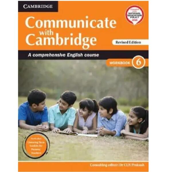 Communicate With Cambridge Level 6 Workbook With Booklet - A Comprehensive English Course - CBSE - English