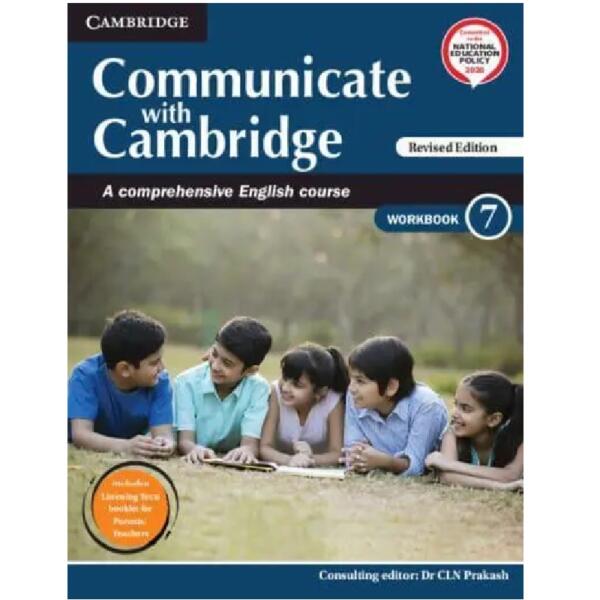 Communicate With Cambridge Level 7 Workbook With Booklet - A Comprehensive English Course - CBSE - English