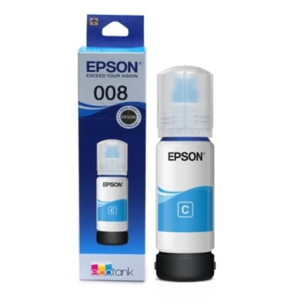 Epson 008 Cyan Ink Bottle For L15150/ L6460/ L6490/ L6580/ L6570/ L15180