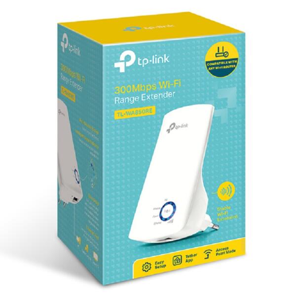 TP-Link 300Mbps Universal Wi-Fi Range Extender TL-WA850RE