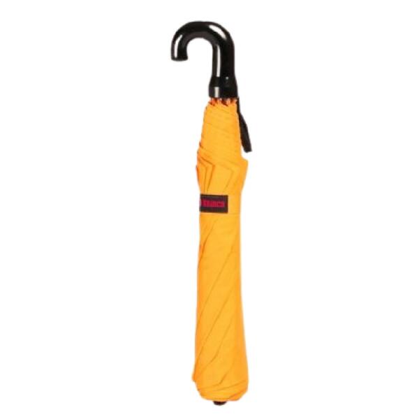 General Use Umbrella Lightweight Curve Handle Portable - Orange